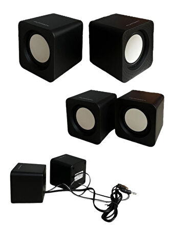 Bilgisayar Mini Speaker 1+1 Hoparlör Ses Sistemi Pc Usb Aux