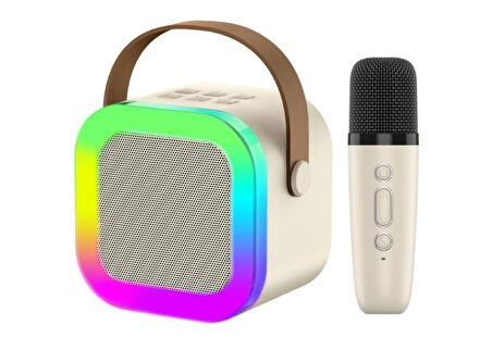 Bluetooth Hoparlör BT+TF+USB+AUX Karaoke Mikrofonlu Platoon PL-4562