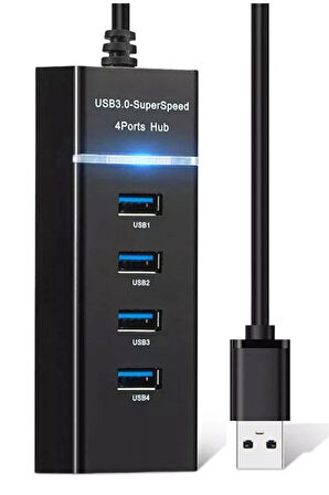 Platoon PL-5717 USB 3.0 4 Port USB Çoklayıcı USB Hub 30CM