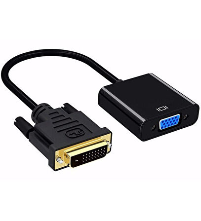 PL-7200 DVI To VGA Çevirici Kablo 24+1 Pin