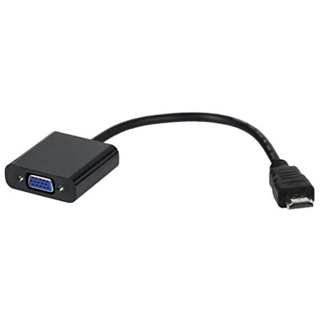 PL-7237 HDMI to VGA Çevirici Kablo Dönüştürücü Aparat