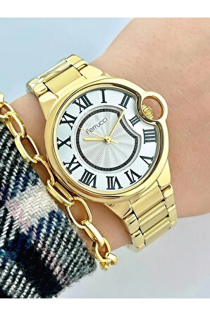 Ferrucci Roma Rakamlı Tasarım Model Çelik Kadın Kol Saati