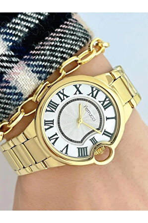 Ferrucci Roma Rakamlı Tasarım Model Çelik Kadın Kol Saati