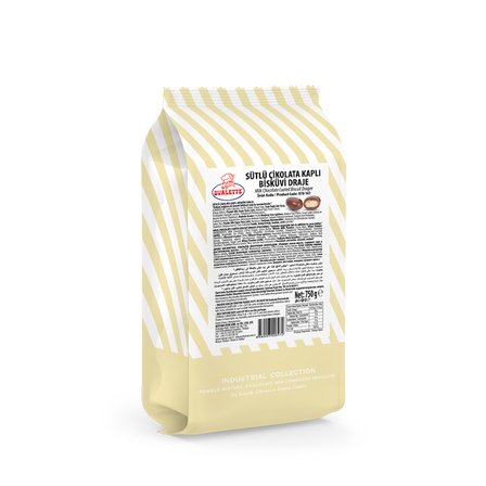 Ovalette Sütlü Çikolata Kaplı Bisküvi Draje 750 gr