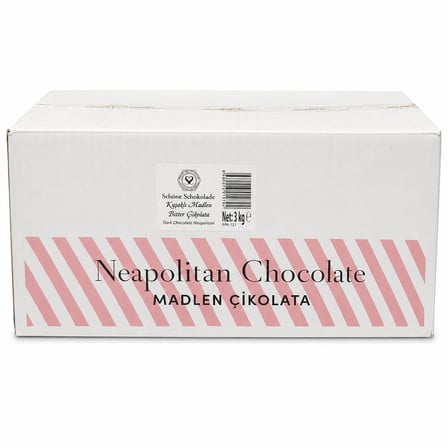 Ovalette Schöne Kuşaklı Madlen Bitter Çikolata 3 kg