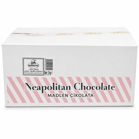 Ovalette Altın Sargılı Sütlü Madlen Çikolata 3 kg