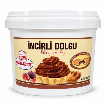 Ovalette Süsleme ve Kaplama İçin İncirli Bitkisel Dolgu 6 kg