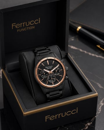 Ferrucci Fonksiyonları Aktif Business Model Çelik Kordon ve Kasa Erkek Kol Saati