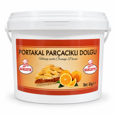 Ovalette Portakal Parçacıklı Bitkisel Dolgu 6 kg