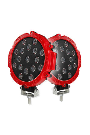 Off Road Led Projektör Led Bar Spot Delici Cree 17 Led 51w 12v 24v Ön Arka Sağ Sol Led Aydınlatma