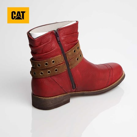 Caterpillar KIRMIZI Kadın Oxford/Ayakkabı 013Z0495 CATERPILLAR CELINE RED