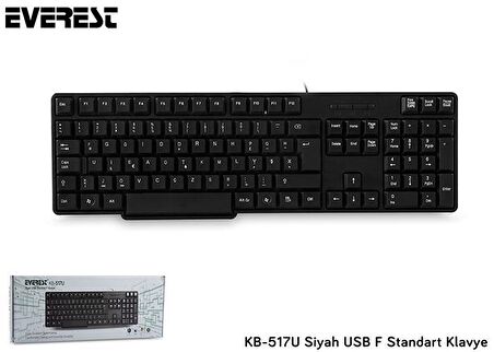 Everest KB-517U Usb Kablolu Standart F Klavye