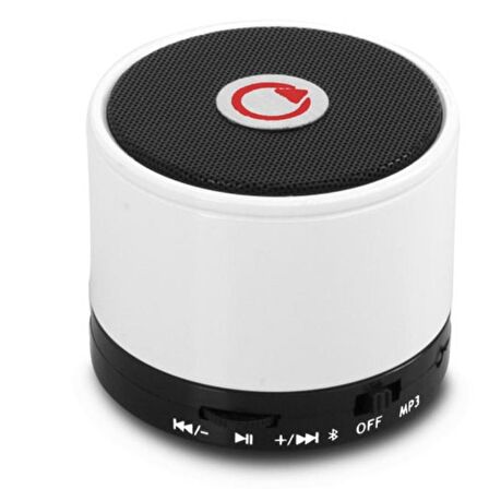 Mikado MD-10BT Beyaz Sd- Fm Destekli Bluetooth Speaker