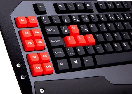 EVEREST DLK-5110 Q M.MEDYA USB OYUNCU KLAVYE,SİYAH
