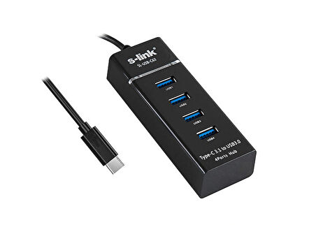 SL-USB-C63 USB3.1 Type C TO 4Port 3.0 Çevirici Hub