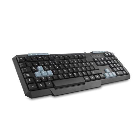 Everest KB-700 Siyah USB Q Multimedya Ofis Klavyesi