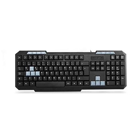 Everest KB-700 Siyah USB Q Multimedya Ofis Klavyesi