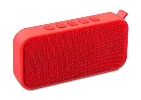 Mikado MD-55BT Kırmızı Speaker FM Destekli Bluetooth