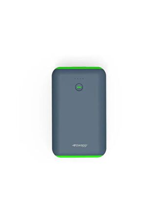 S-Link IP-S75 7500mAh Powerbank Gri/Yeşil Taşınabilir Pil Şarj Cihazı