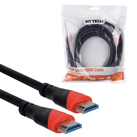 HDMI KABLO GOLD 1.4V 3D 4K 5MT HYTECH HY-HDM5