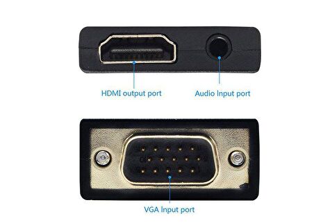 S-LINK-HYTECH HY-VGH30  VGA-HDMI ÇEVİRİCİ