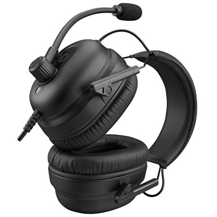 Rampage R41 REACTOR Siyah 7.1+Noise Cancellation 4 Ses Efektli 2 Mikrofonlu Oyuncu Kulaklığı