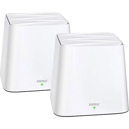 Everest FINIX MW3-2P 2.4GHz - 5GHz AC1200 IEEE802.3, IEEE802.3u 2li Mesh Kablosuz AC Router