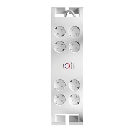 S-link SPG3080 900 Joule 8'li 2 m Anahtarlı Beyaz Akım Korumalı Priz - OUTLET