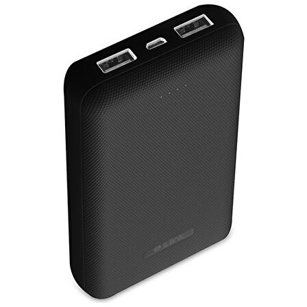 S-link IP-G23 20000mAh Powerbank 2 Usb Port Siyah Taşınabilir Pil Şarj Cihazı