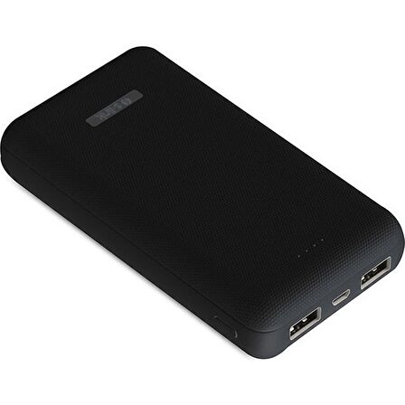 S-link IP-G23 20000mAh Powerbank 2 Usb Port Siyah Taşınabilir Pil Şarj Cihazı