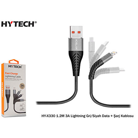 Hytech Hyx330 1.2M 3A Lightning Grisiyah Data +