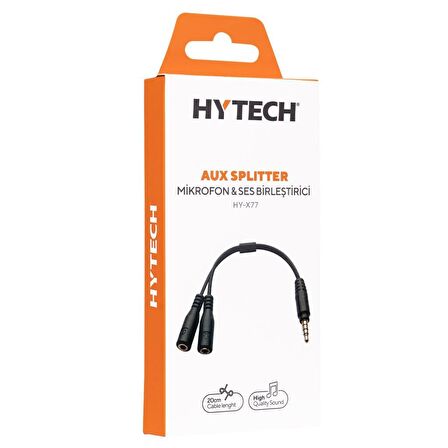 S-LINK-HYTECH HY-X77 AUDIO+MIC=>3,5mm KULAKLIK ÇEV