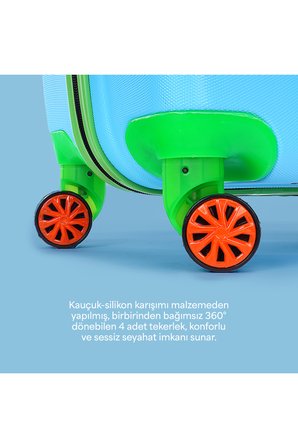 Çocuk Valizi Wx-411 Mavi