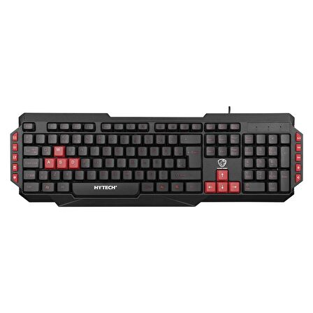 Hytech HKM-58 GAMY PLUS Kırmızı Tuşlu Q Gaming Klavye + Mouse Set