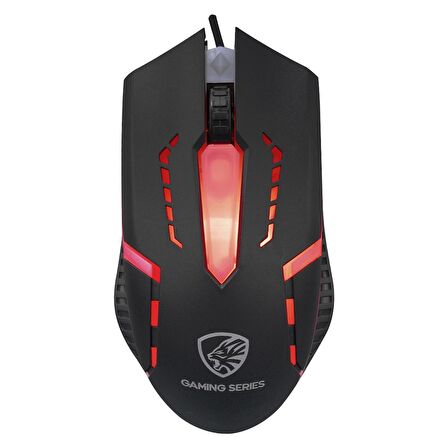 Hytech HKM-58 GAMY PLUS Kırmızı Tuşlu Q Gaming Klavye + Mouse Set