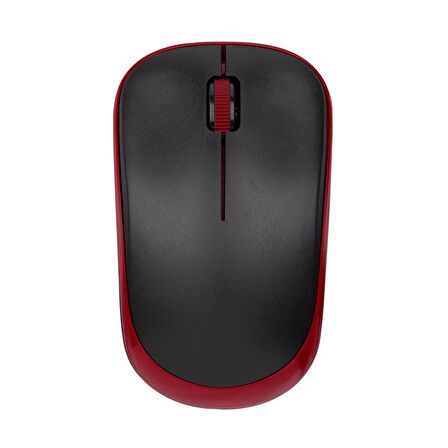 EVEREST SM-833 KABLOSUZ MOUSE,SİYAH-BORDO