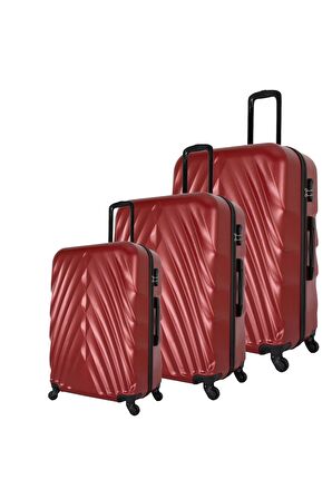 Wexta WX-400 3LÜ Set Bordo Valiz