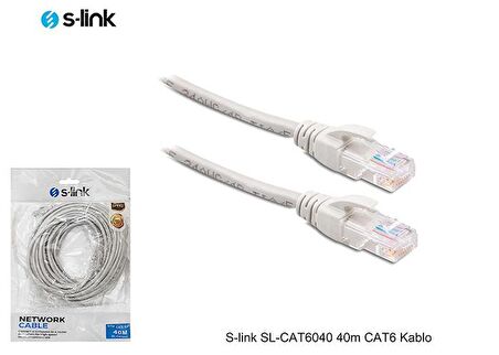 S-link SL-CAT6040 40 Metre Cat6 Kablo