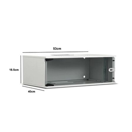 RACK KABİN SOHO 4U 53X40X18.5CM S-LİNK