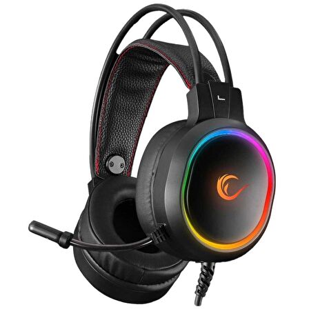 Rampage RM-K12 MANLY Siyah 7,1 USB Surround RGB Işık Efektli Gaming Oyuncu Mikrofonlu Kulaklık