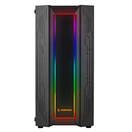 Rampage 600W Tek Fanlı Siyah ATX Oyuncu Bilgisayar Kasası