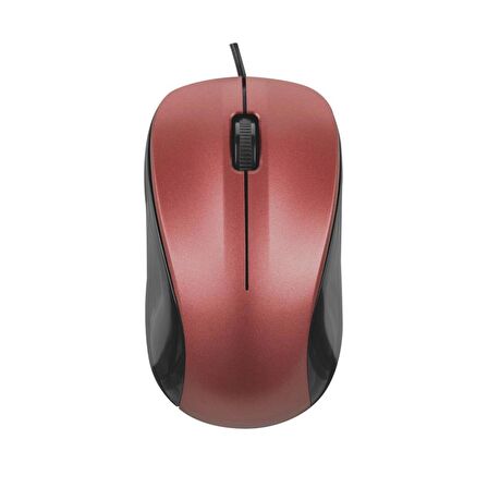 Everest SM-258 Usb Kırmızı 1200dpi Optik Kablolu Mouse