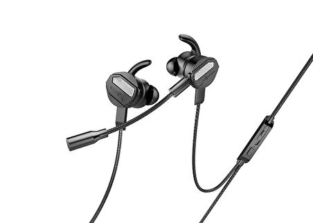 Rampage RM-K35 LOYAL 3,5mm Gaming Siyah Kulak İçi Mikrofonlu Kulaklık