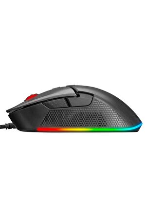 Everest SGM-05 X-Racer 7D Makrolu RGB 6400dpi Optik Gaming Oyuncu Mouse