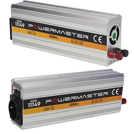 Ayt Powermaster Modified Sinus İnverter 12 Volt 1000W 12v-220v İnverter