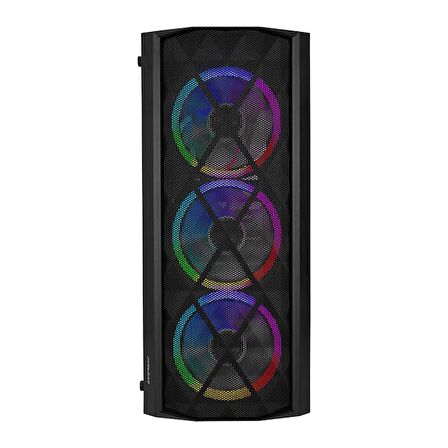 EVEREST Everest ( Bumpy ) RGB Fan TG Midi Tower (Psu yok)