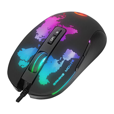 Everest GX69 JAVELIN Usb Siyah RGB Ledli 7D Optik Gaming Oyuncu Mouse