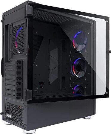 Rampage X-Horse Tempered Glass 650W 80 Plus Bronze 4*rainbow Fan 1*usb 3.0 1*usb 2.0 Gaming Kasa