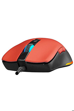 Everest SGM-L1 LUMOS Kırmızı 6400dpi RGB Ledli Makrolu Gaming Oyuncu Mouse