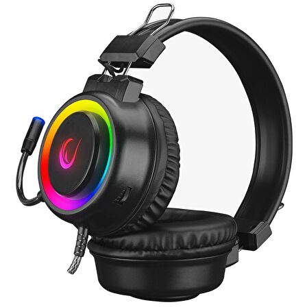 Rampage SN-R10 ALQUIST Siyah 3,5mm RGB Gaming Oyuncu Mikrofonlu Kulaklık